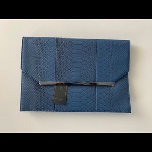 NWT BCBG Max Azria blue enveloppe bag